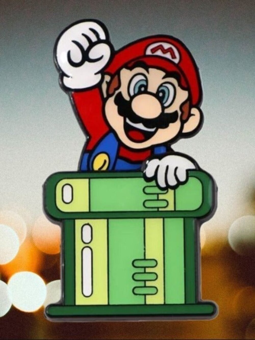 Super Mario: Animated Moving Pipe Enamel Pin